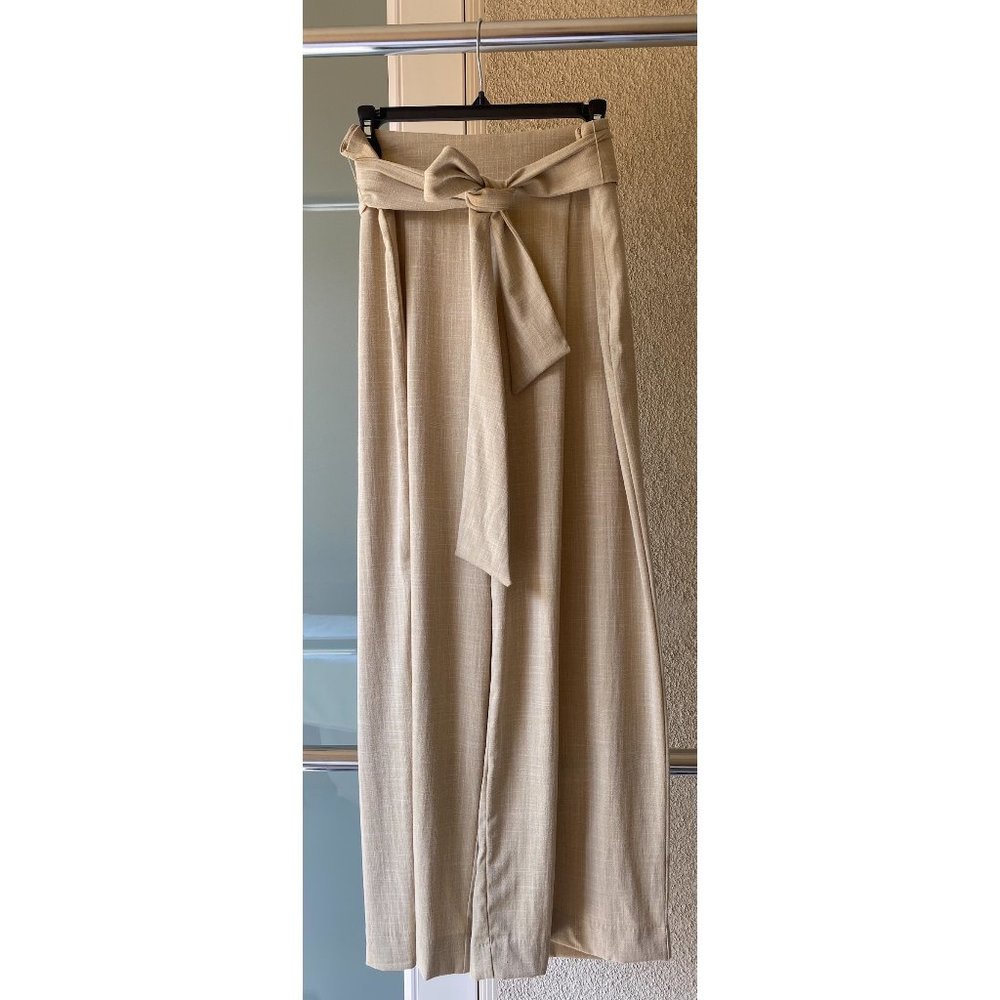 Worthington Women’s Pants Wide Leg Sesame Trouser